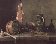 Jean Baptiste Simeon Chardin Still there is meat oil painting
